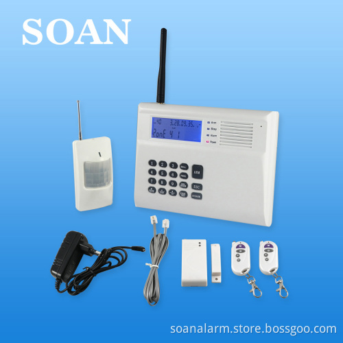 Alarm System with 2 Wired Output SMS GSM PSTN (SN2300G)